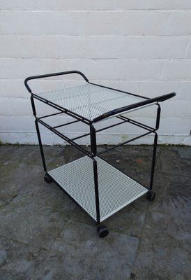 photo for sale Postmodern Bar Cart Trolley By Tjerk Reijinga For Pilastro, Holland, 1980s
