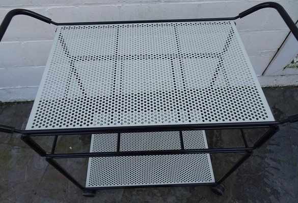 photo vinterior Postmodern Bar Cart Trolley By Tjerk Reijinga For Pilastro, Holland, 1980s
