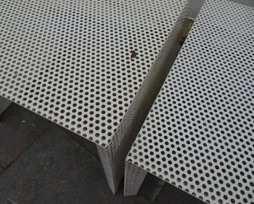 531.0 Metal Nesting Tables In The Style Of Mathieu Mategot, 1960s, Set Of 3 photo