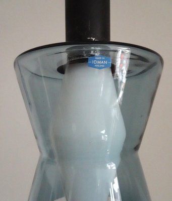 K2 135 Lamps In Blue Glass By Tapio Wirkkala For Idman, 1960s, Set Of 2 photo 2151.0