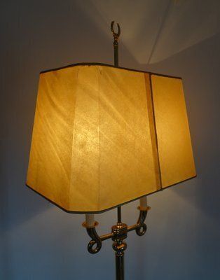 photo furniture Gilded Brass Floor Lamp In The Style Of Gio Ponto, 1970s