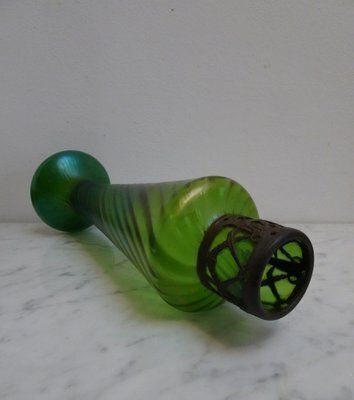 Art Nouveau Irisdescent Art Glass Vase photo buy