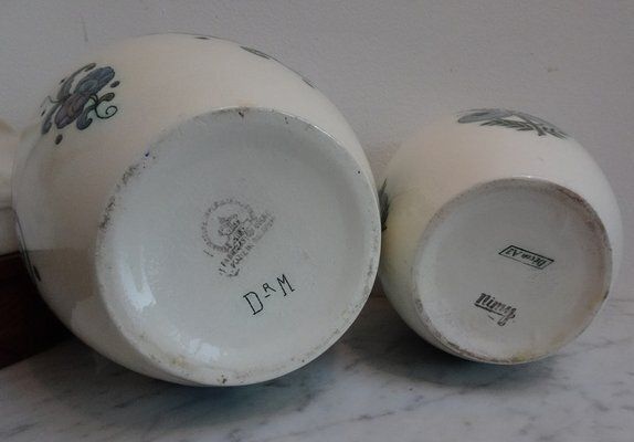 photo buy Art Deco Ceramic Vases By Faience De Nimy, Belgium, 1930s, Set Of 2