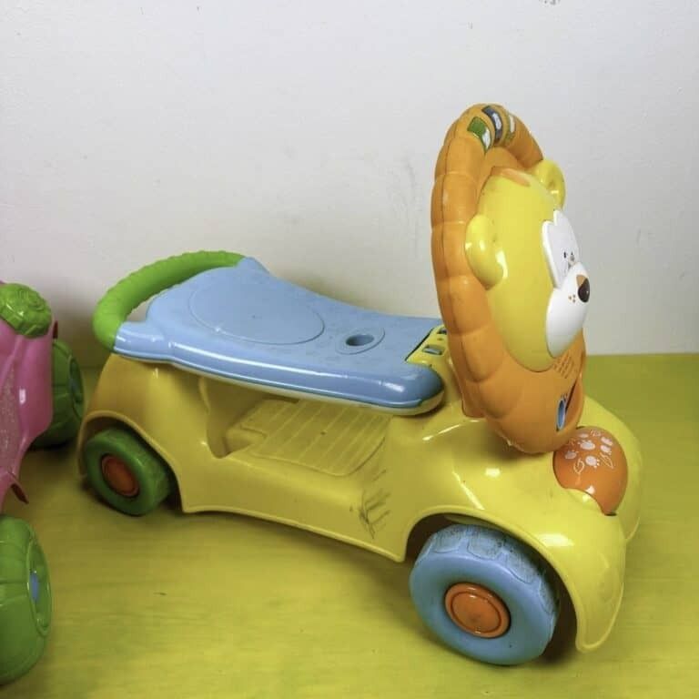 Pair Of Children's Cars And Swing photo for sale