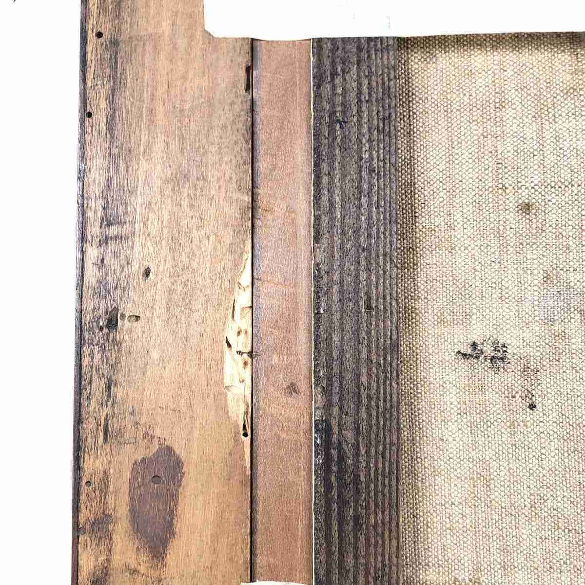 Early 1900s Wooden Frame Veneered In Walnut photo buy