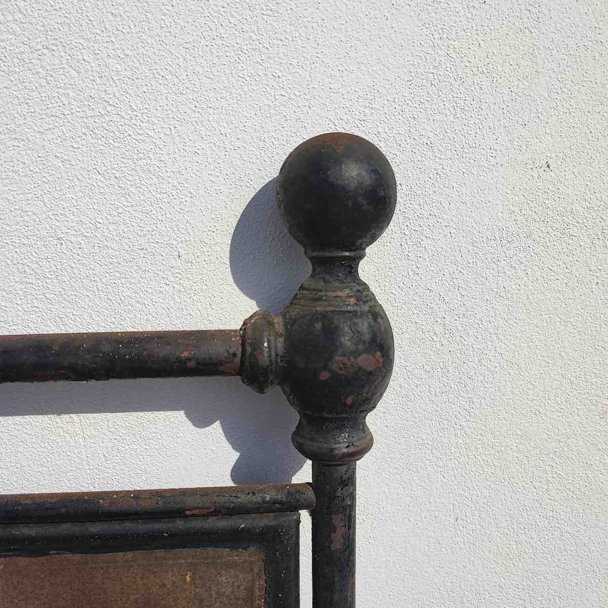 photo for sale Vintage Wrought Iron Bed