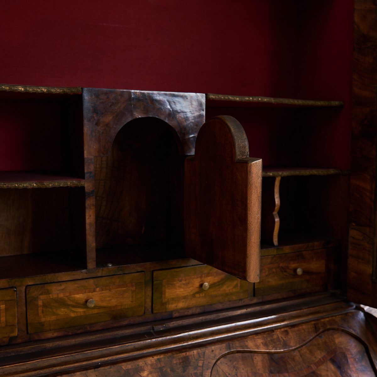 photo for sale Early 1900s Walnut Veneered Troumeau