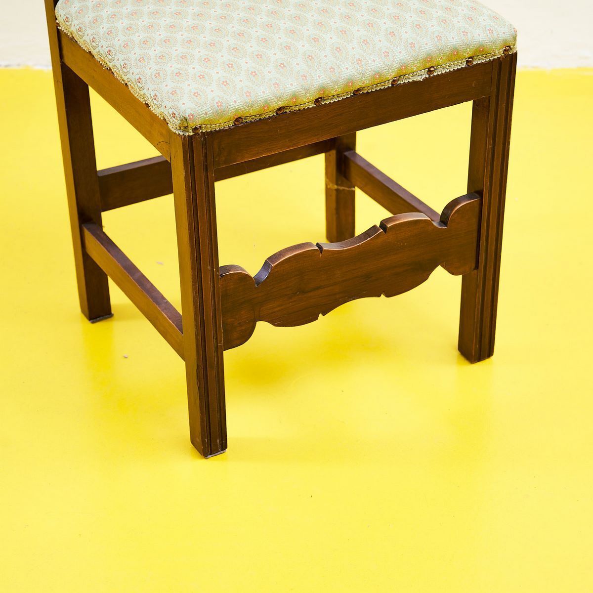 Vintage Wooden Chair, 1970s photo for sale