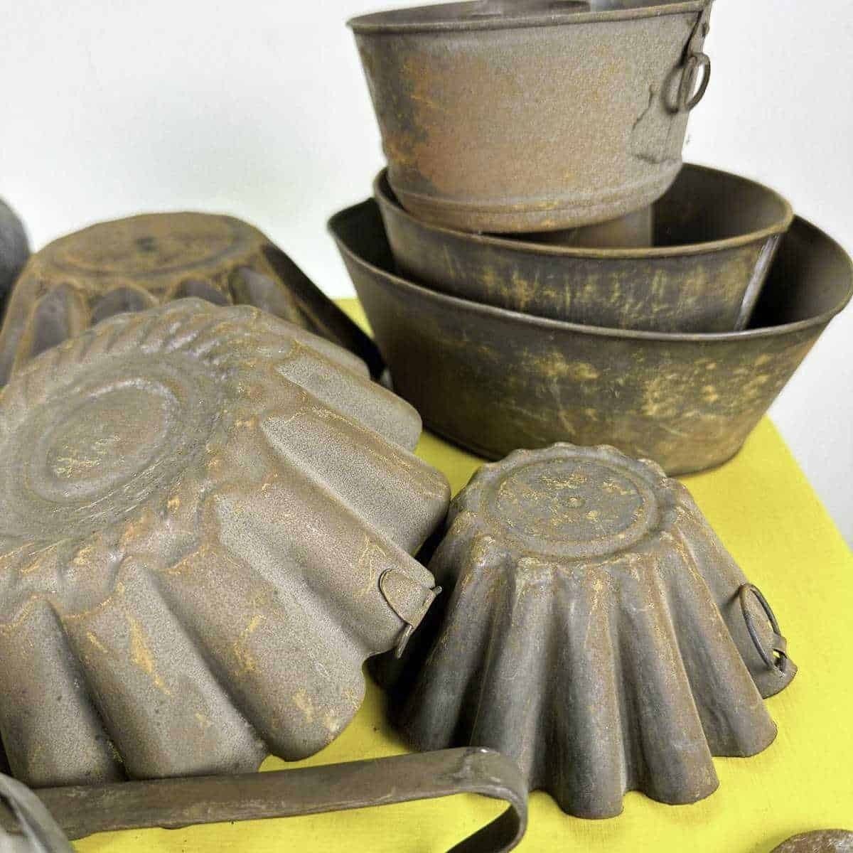 Vintage Copper Ornamental Mixed Items Lot,12pcs photo for sale