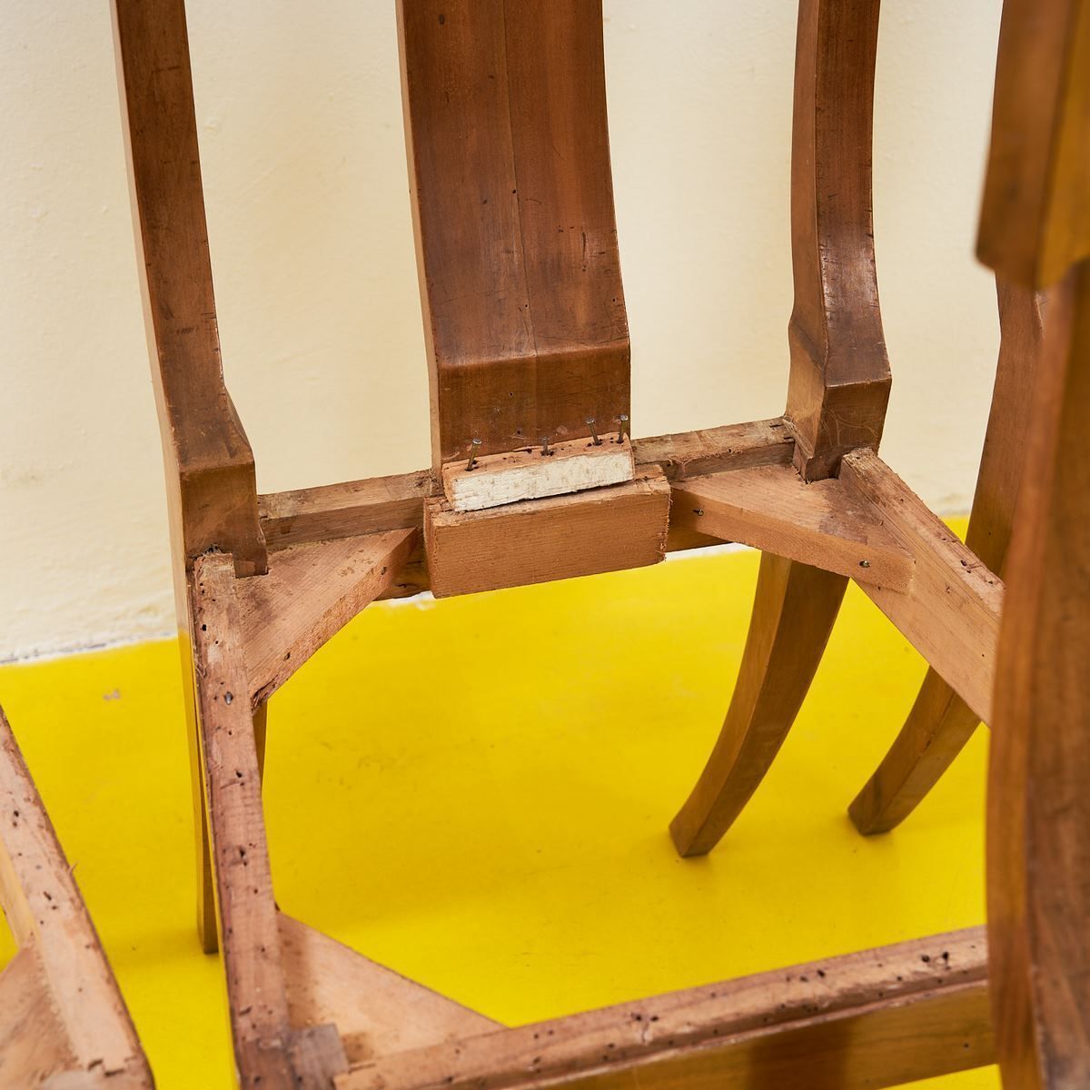 Antique Directory Chairs, 5 Pieces photo for sale