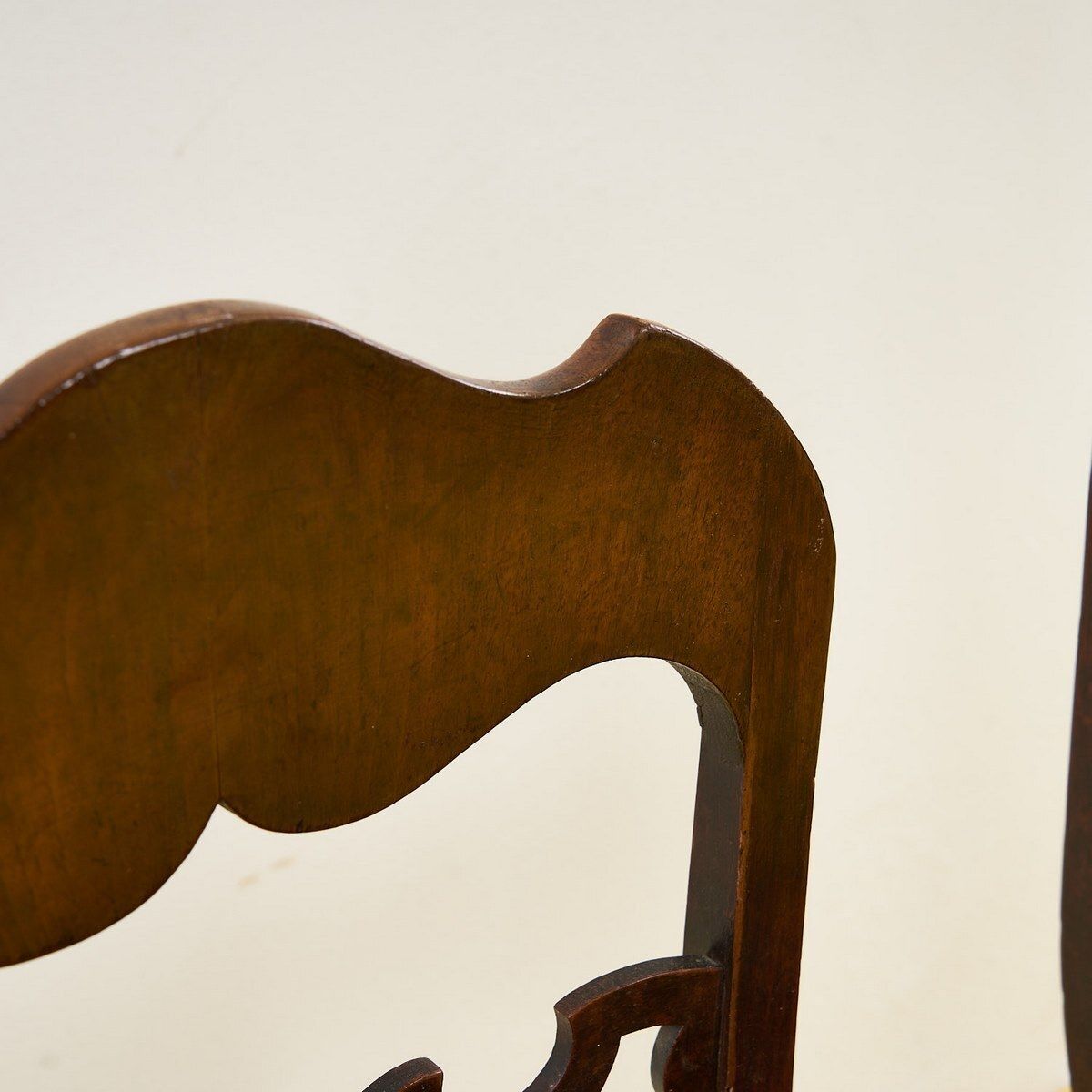 Pair Of Wooden Chairs, 1800s, Antique photo 462.0