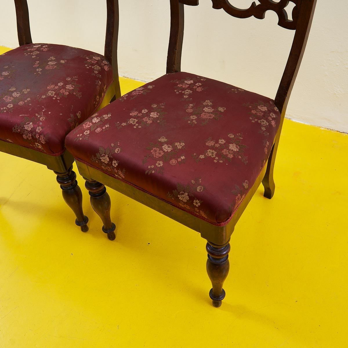 Pair Of Wooden Chairs, 1800s, Antique photo buy
