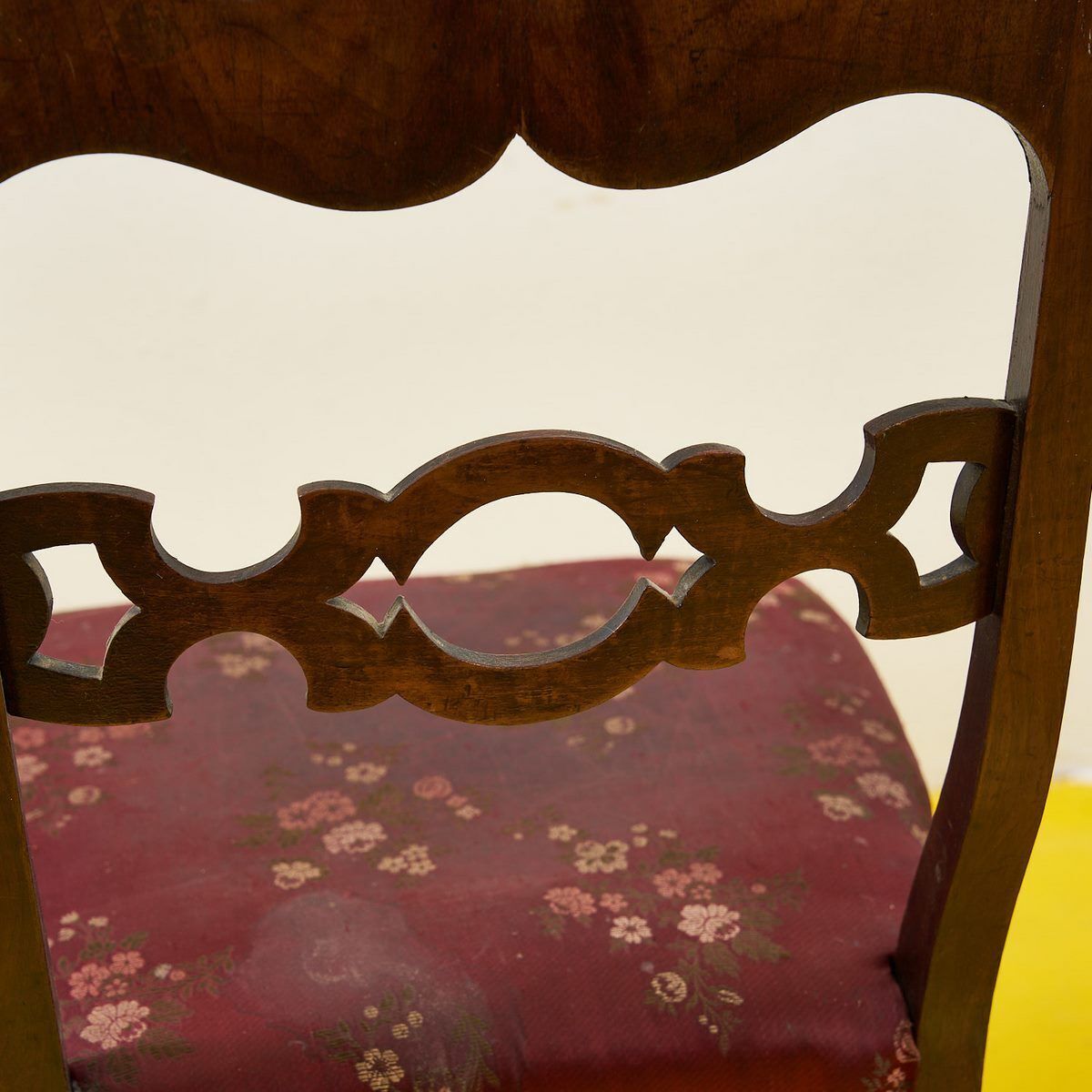 photo buy Pair Of Wooden Chairs, 1800s, Antique