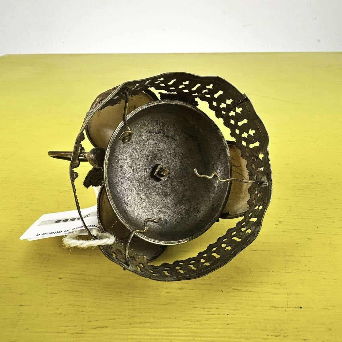 Antique French Bell In Brass And Mother Of Pearl photo vinterior