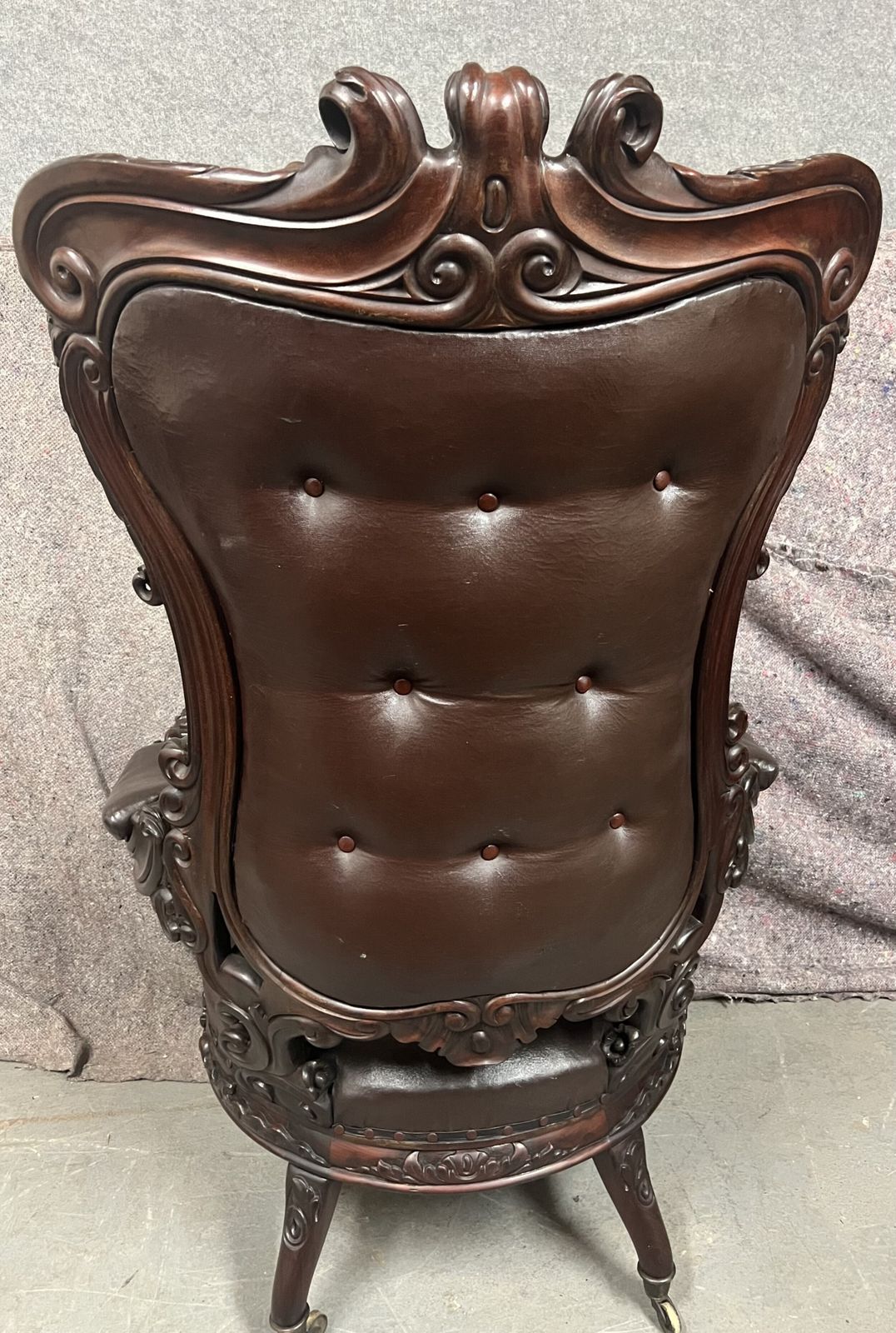 Superb Large Victorian Mahogany Armchair photo 1265.0