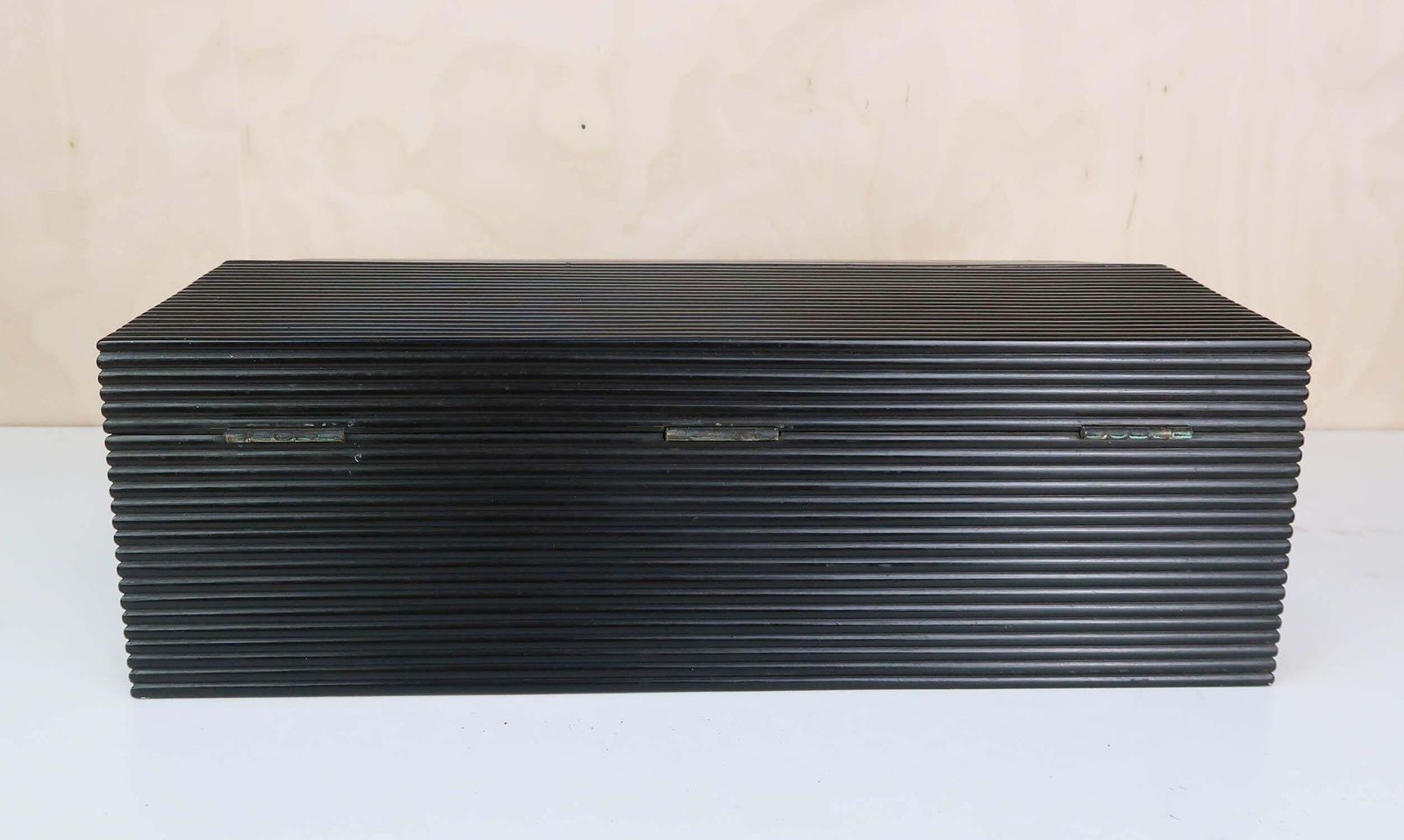 Antique Anglo Indian Fluted Writing Box With Secret Drawers. Early 19th Century photo buy