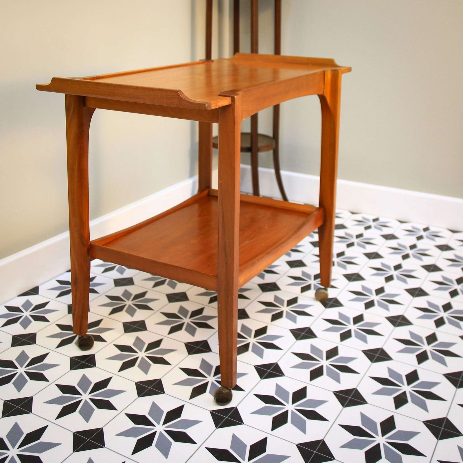 Mid Century Remploy Serving Trolley photo furniture