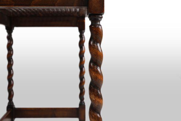 20th Century Oak And Rattan Nesting Tables, Set Of 3 photo buy