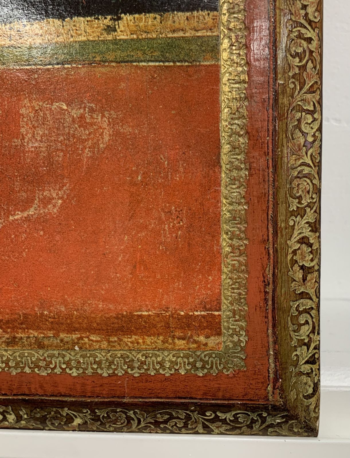 Mid 20thc Florentine Glided Panel House Of Vettii Freize Pompei photo 85.0