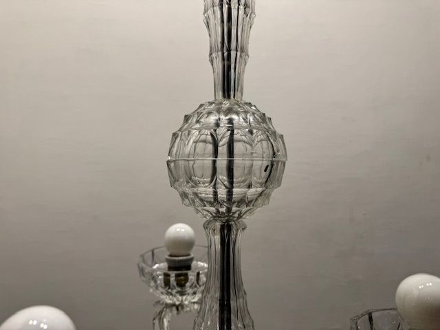 Lighting Art Deco Murano Glass Barovier Chandelier 1940’s photo