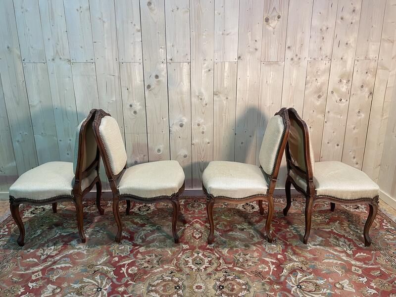Suite De 4 Chaises De Style Louis XV photo vinterior
