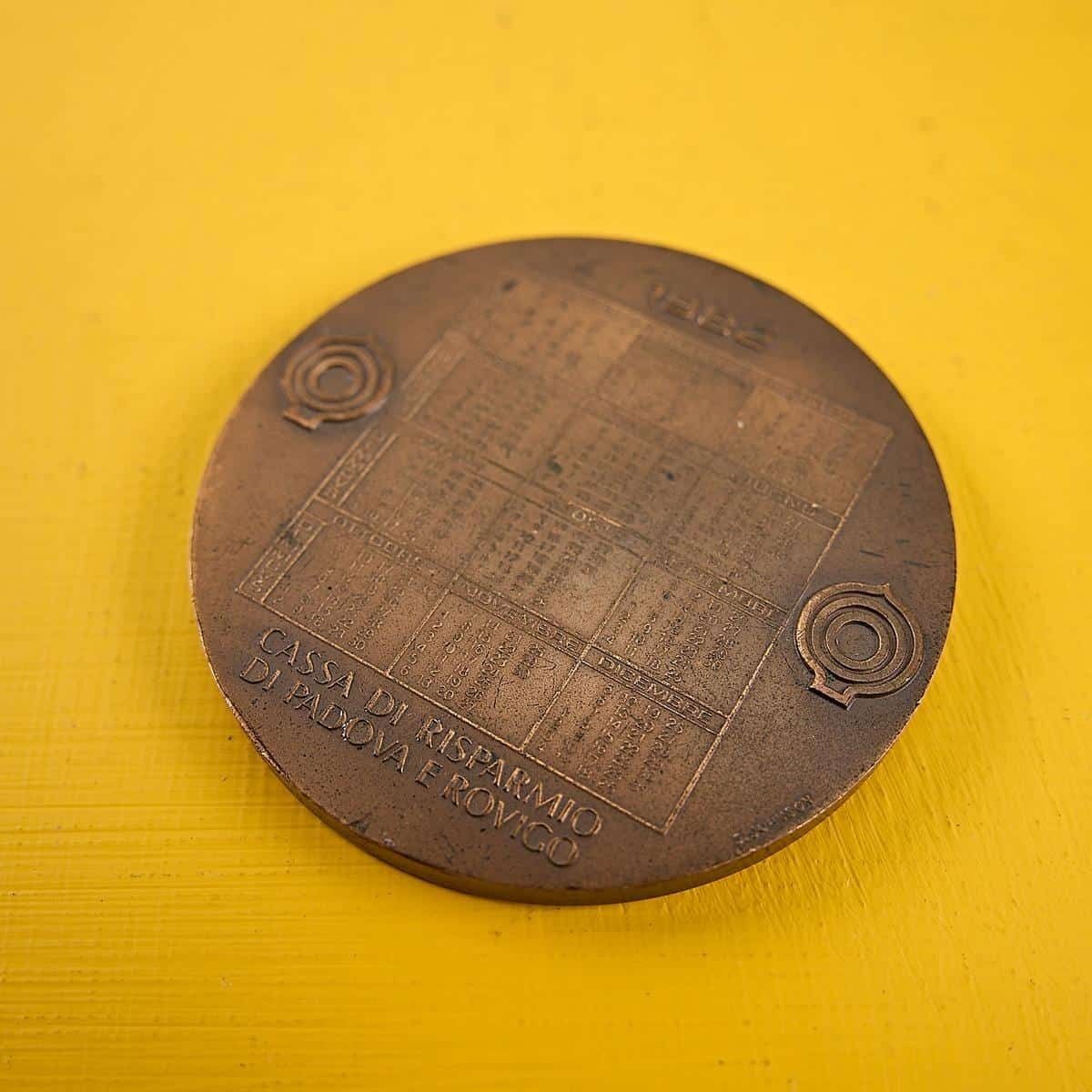 Bronze Medal Gadget Savings Bank Of Padova And Rovigo, 1982 photo for sale