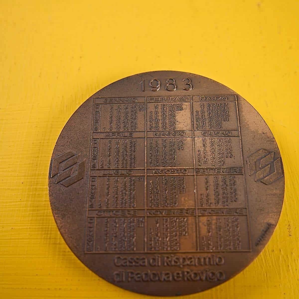 Bronze Medal Gadget Savings Bank Of Padova And Rovigo, 1983 photo 54.0