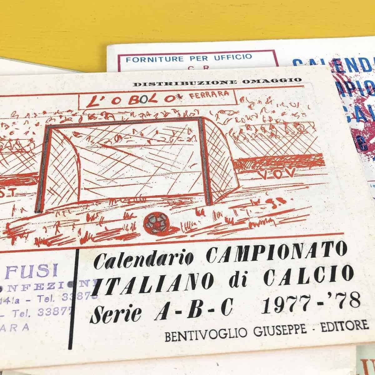 Vintage Calendars Italian Football Championship, 10 Pieces photo vinterior