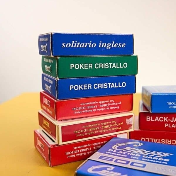 Modiano Poker Black Jack Playing Cards Lot, 10 Pieces photo for sale