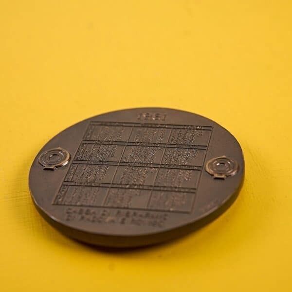 Bronzen Medaille Gadget Spaarbank Van Padova En Rovigo, 1981 photo Woonaccessoires