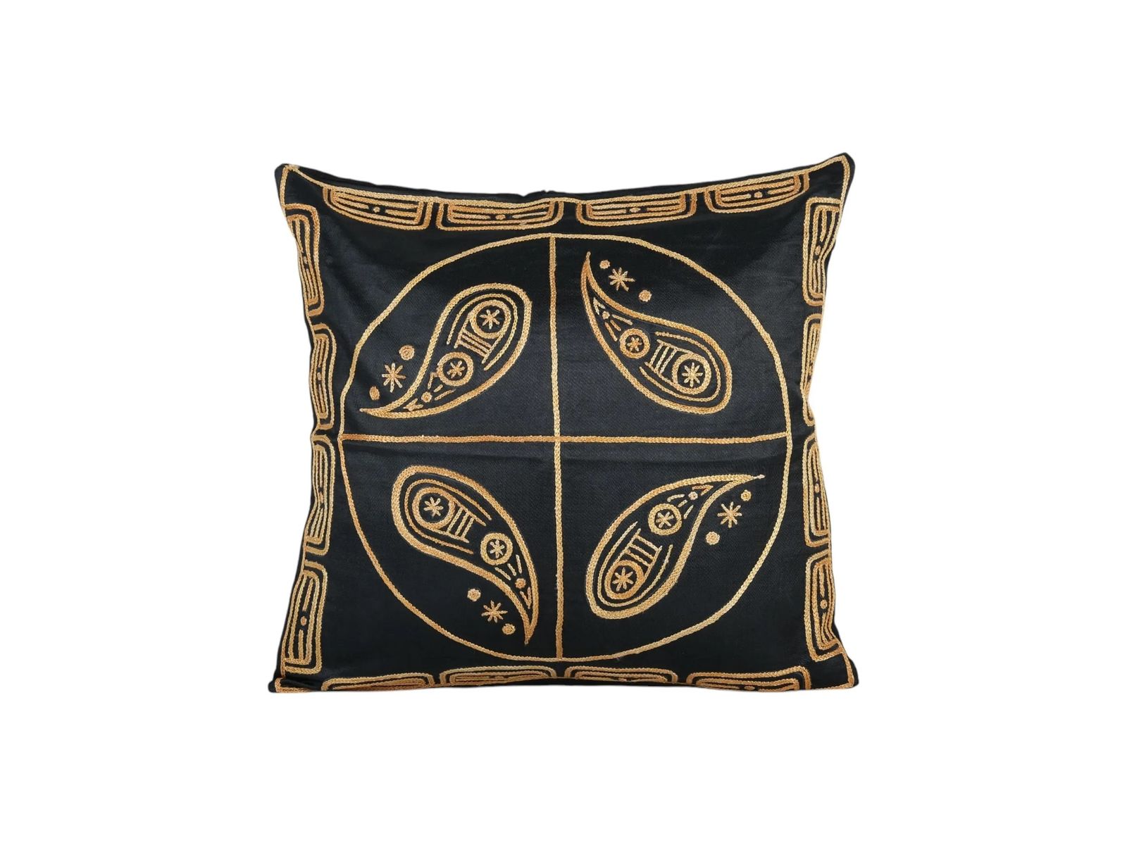 Suzani  Cushion Cover, Silk Faded  Cover 1960s Handmade Samarkand Uzbek Suzani Textile Art