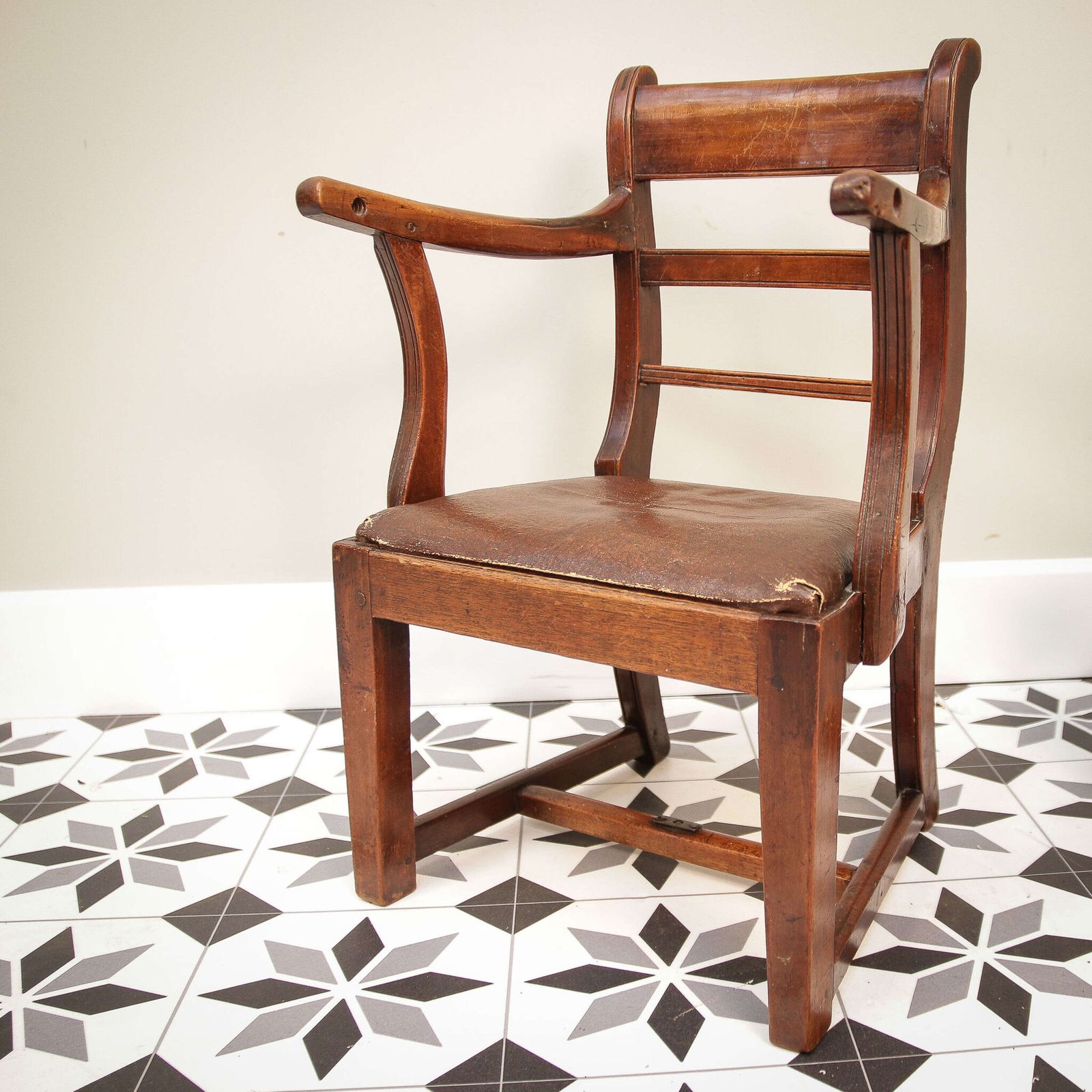 Antique Childs Chair Or Teddy Bear Chair
