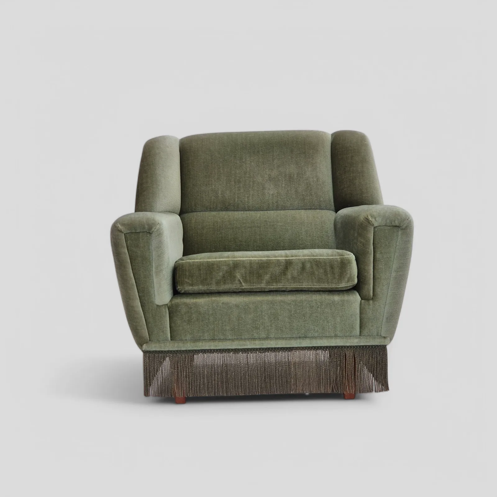 1970s, Danish Armchair By Kurt østervig For Rolschau Møbler, Model 61, Original Condition.