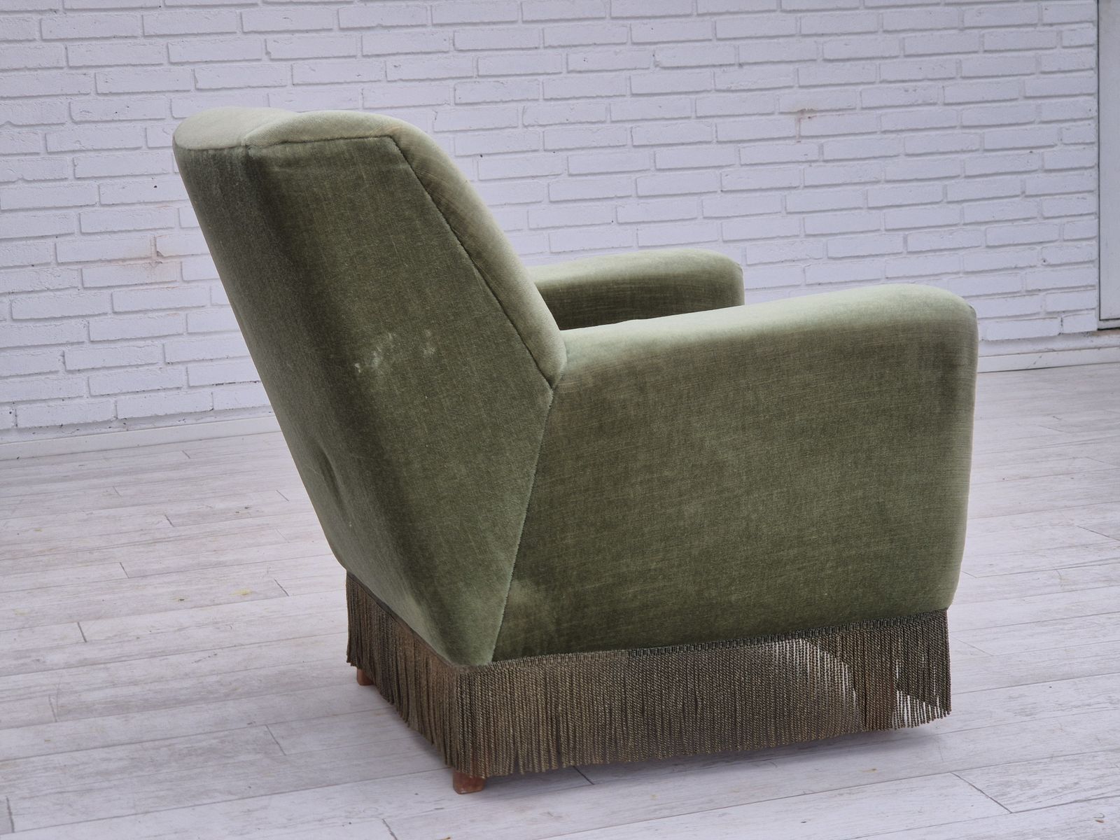 photo furniture 1970s, Danish Armchair By Kurt østervig For Rolschau Møbler, Model 61, Original Condition.