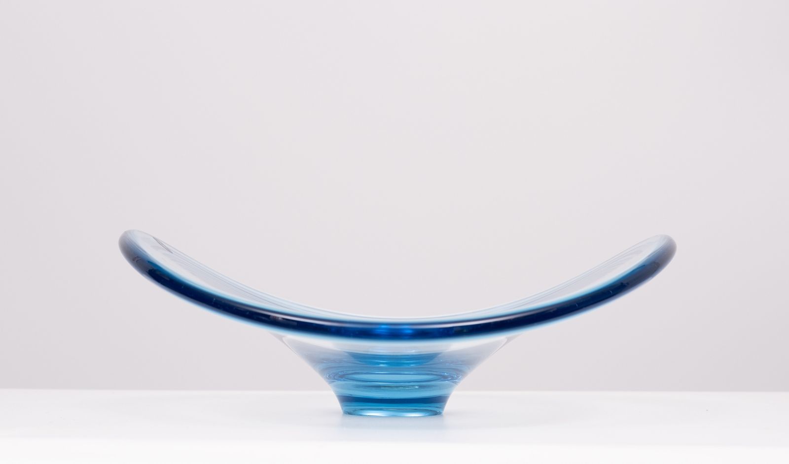 Danish Thule Series Art Glass Bowl By Per Lütken For Holmegaard, 1960s photo buy