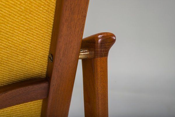 photo furniture Mid Century Danish Lounge Chair In Teak Attributed To Ib Kofod Larsen, 1960s