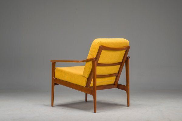 photo buy Mid Century Danish Lounge Chair In Teak Attributed To Ib Kofod Larsen, 1960s