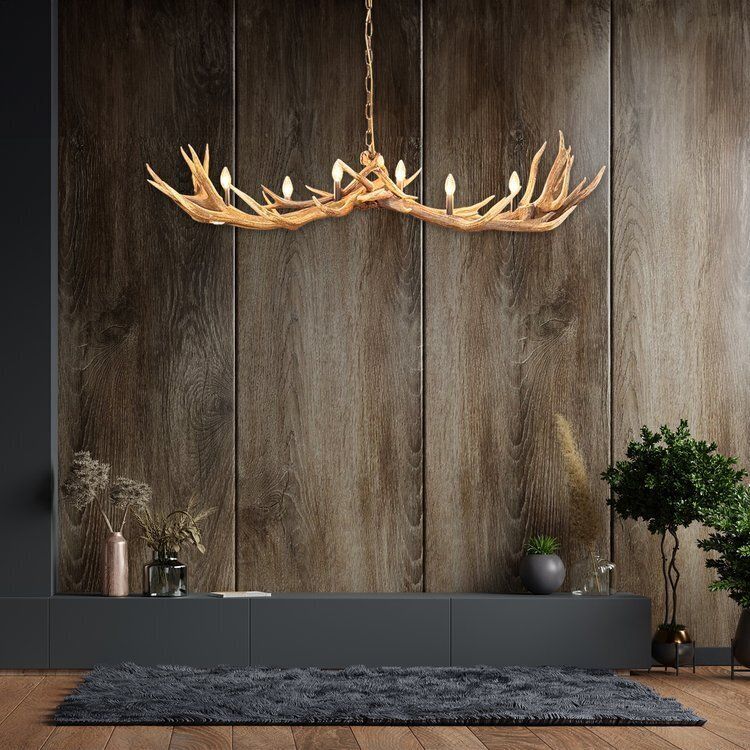 Rustic Antler Chandelier   Medium Rustic Lighting For Dining Areas   De270 photo furniture