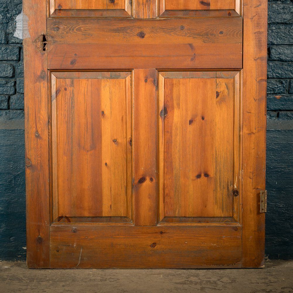 4 Panel Pine Door – Moulded Panels, Stained Finish photo Home Fixtures