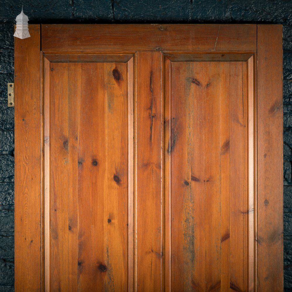 photo furniture 4 Panel Pine Door – Moulded Panels, Stained Finish