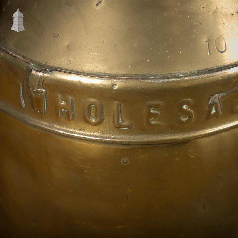 photo vintage Brass Milk Churn, United Dairies Wholesale Ltd.