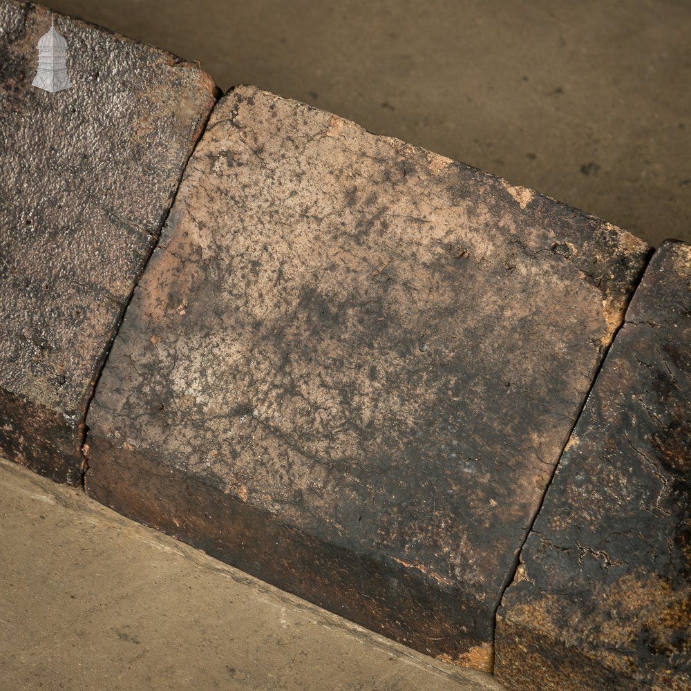 Triangle Wall Coping, Glazed Interlocking Copings   A Run Of 6.4 Metres photo for sale