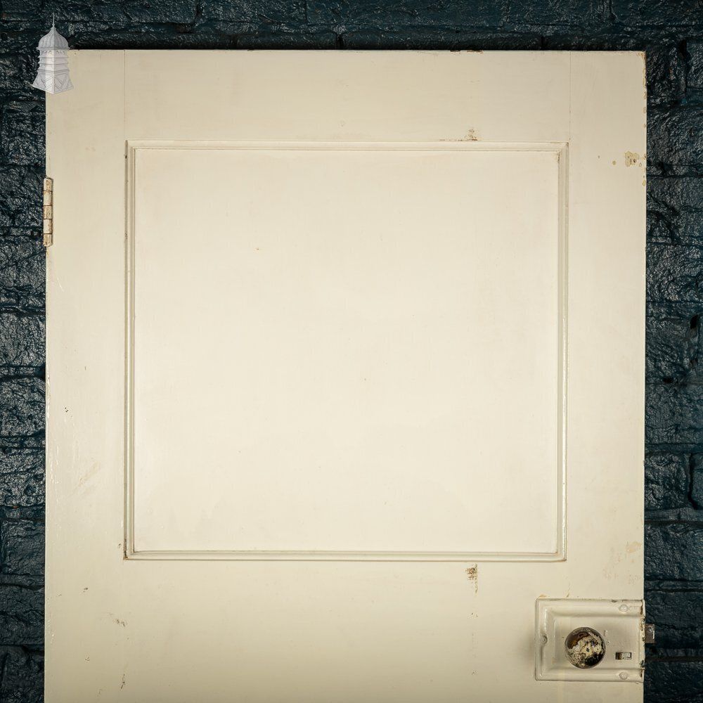 1930s Panelled Door, 4 Panels   Faux Woodgrain And White Painted Finish photo furniture