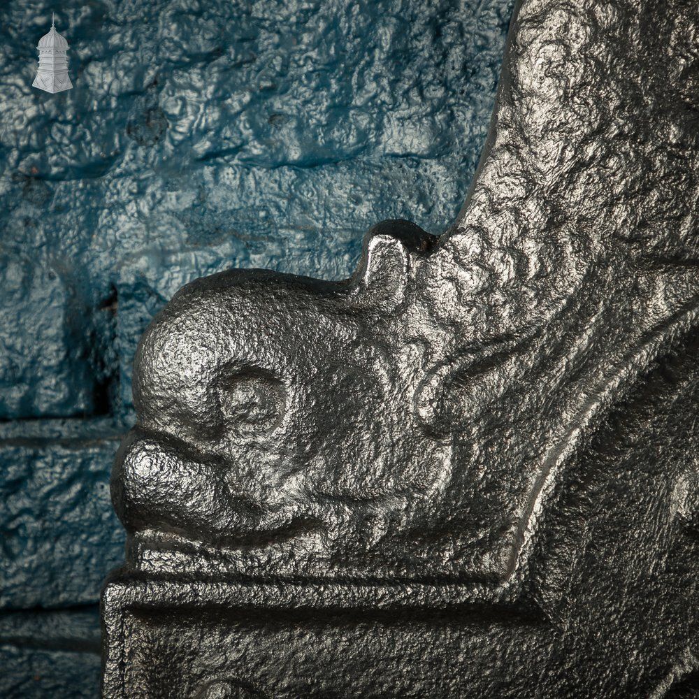 photo for sale Large Fireback Reflector, Classical Relief Image