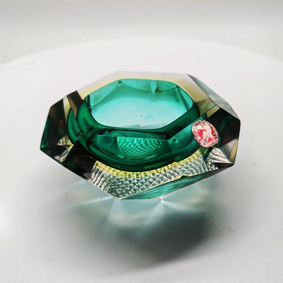 1960s Ashtray Or Catch All In Murano Glass By Flavio Poli For Seguso. Made In Italy. photo Home Decor