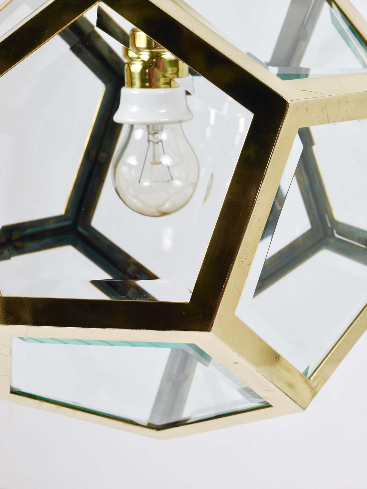 photo furniture Adolf Loos Dodekaeder Pendant Lamp Chandelier, Friedrich Otto Schmidt, 1900s