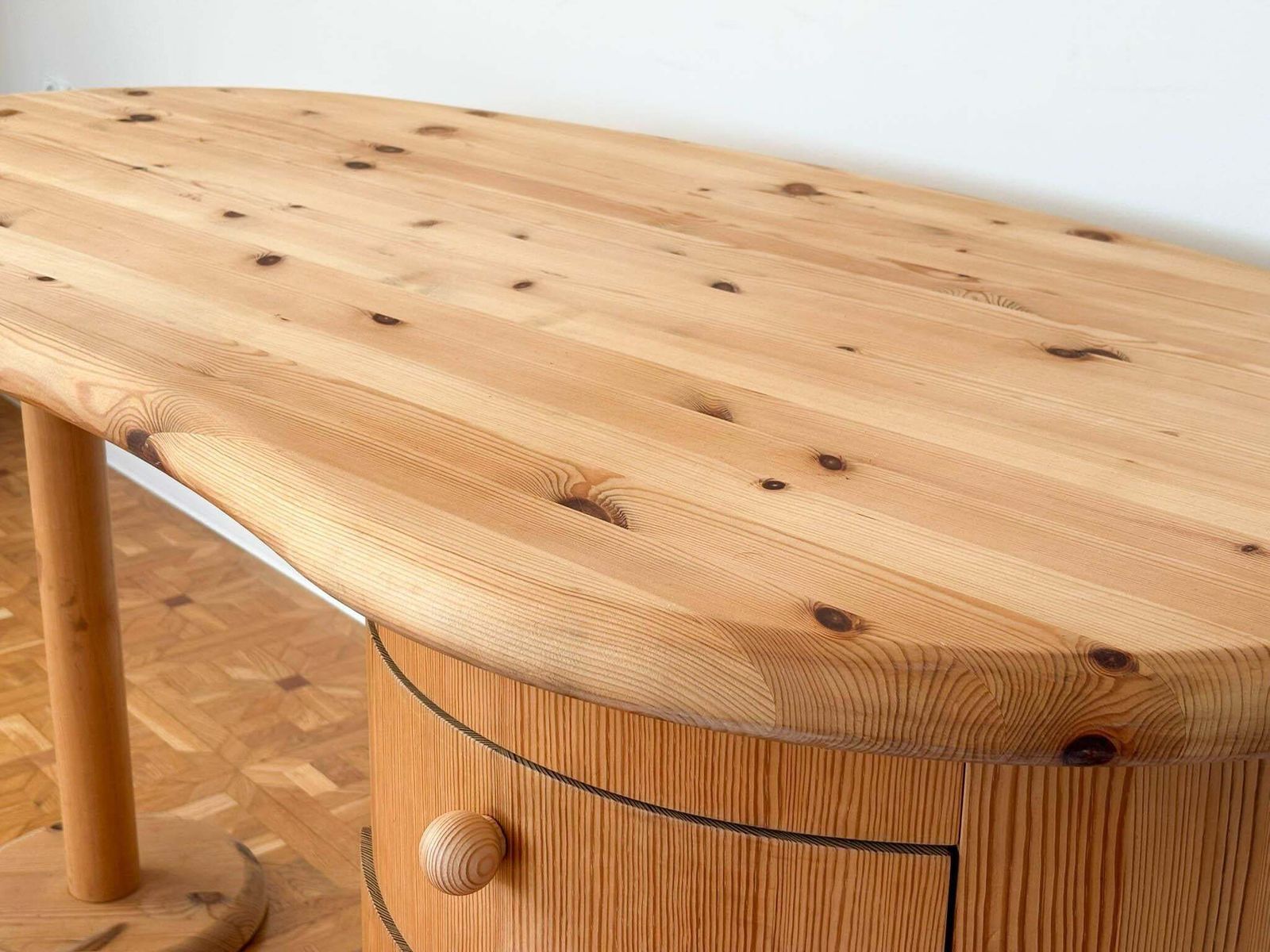 photo vinterior Kidney Shaped Design Desk By C. F. Christensen Silkeborg, Denmark 1970