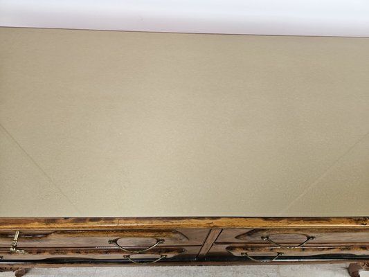 Mid Century Walnut Chest Of Drawers With Glass Top, 1950 photo buy