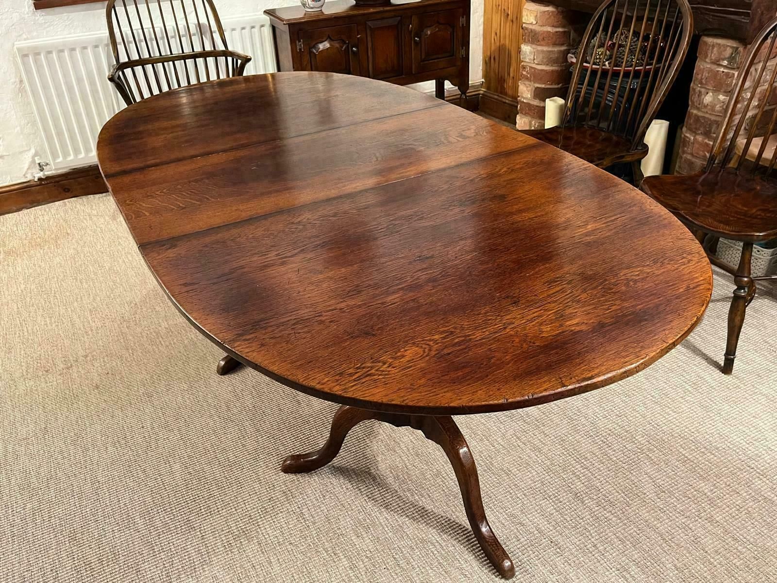 Reproduction Queen Anne Style Twin Pedestal Dining Table photo for sale