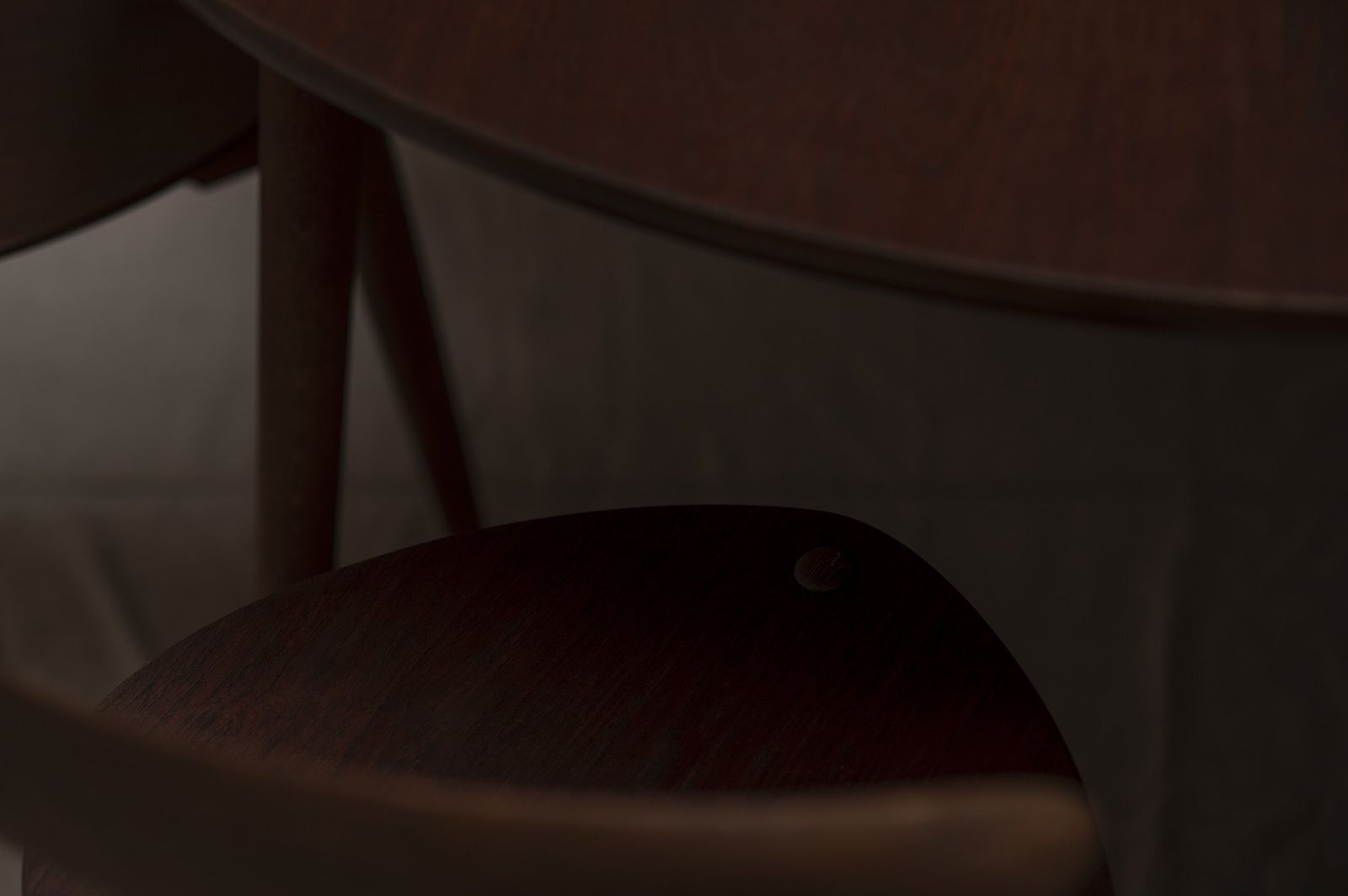 7950.0 'Heart Dining Set' By Hans J. Wegner photo